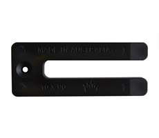 10mm Thick 90mm Black Window Packers/Shims