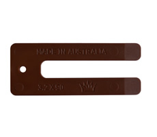 3.2mm Thick 90mm Brown Window Packers/Shims