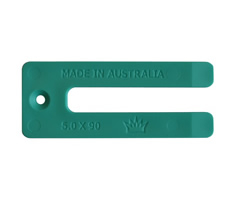 5.0mm Thick 90mm Green Window Packers/Shims